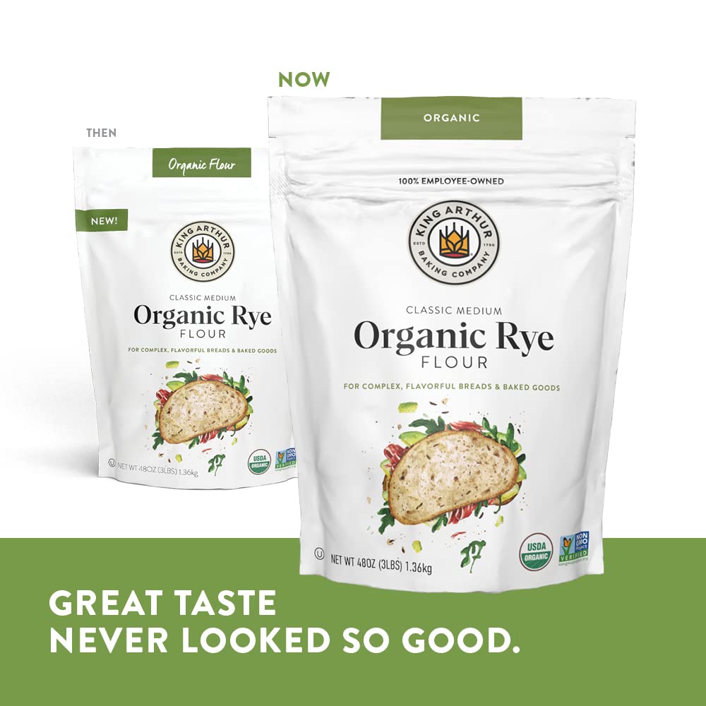 King_Arthur_Baking_Organic_Medium_Rye_Flour_-_3_lbs_for_Complex_Flavorful_Breads_&_Baked_Goods_-_100%_US_Grown_&_Milled_-_Non-GMO_Project_Verified_-_Robust_Flavor_for_Rye_Bread,_Cookies_&_More