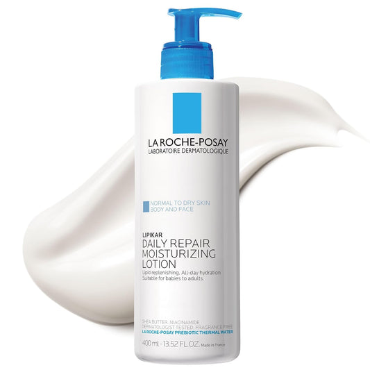La_Roche-Posay_Lipikar_Body_Lotion_Daily_Repair_Moisturizing_Cream,_Fragrance_Free_Body_Moisturizer_with_Shea_Butter,_Body_Lotion_for_Dry_Skin,_Moisturizing_for_Sensitive_Skin