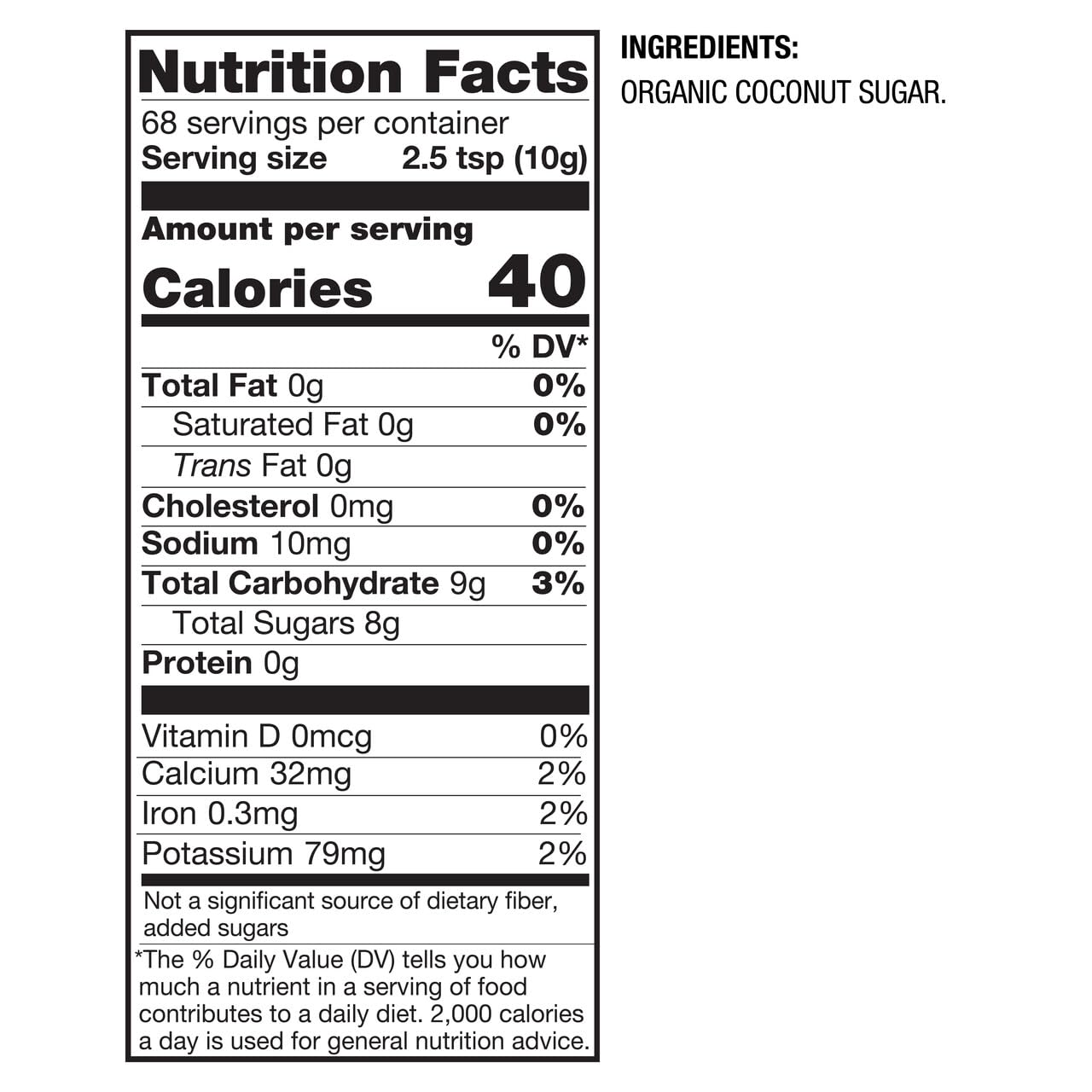 BetterBody_Foods_Organic_Coconut_Sugar,_Gluten-Free,_Non-GMO,_Low_Glycemic_Sugar_Substitute,_1.5_lbs,_24_Ounce