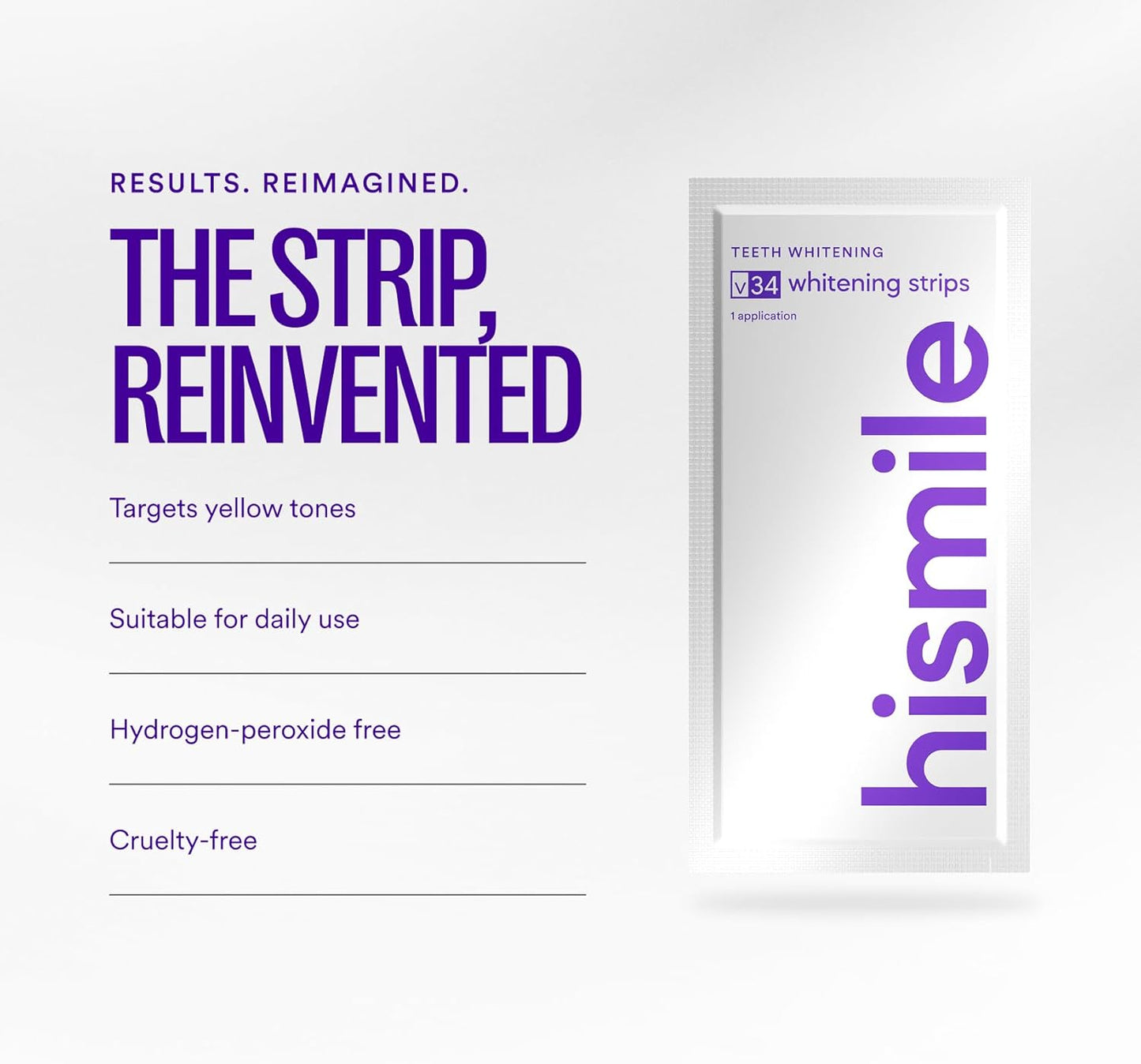 Hismile_V34_Whitening_Strips,_Teeth_Whitening_Strips,_Purple_Tooth_Whitening,_Purple_V34_Whitening_Strips,_Tooth_Stain_Treatment,_Combining_Whitening_and_Colour_Correction