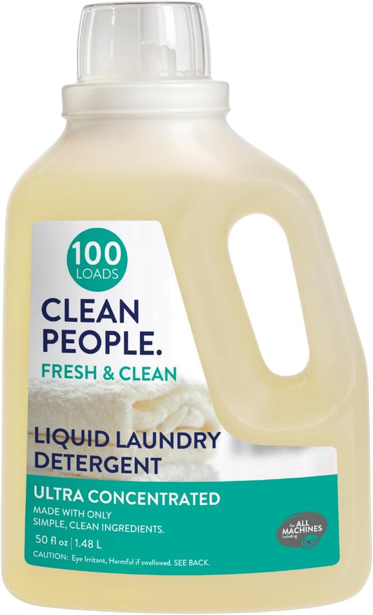 The_Clean_People_Liquid_Laundry_Detergent_-_Recyclable_Packaging,_Stain_Fighting_-_Ultra_Concentrated,_Laundry_Soap_-_Fresh_Scent,_50_fl_oz