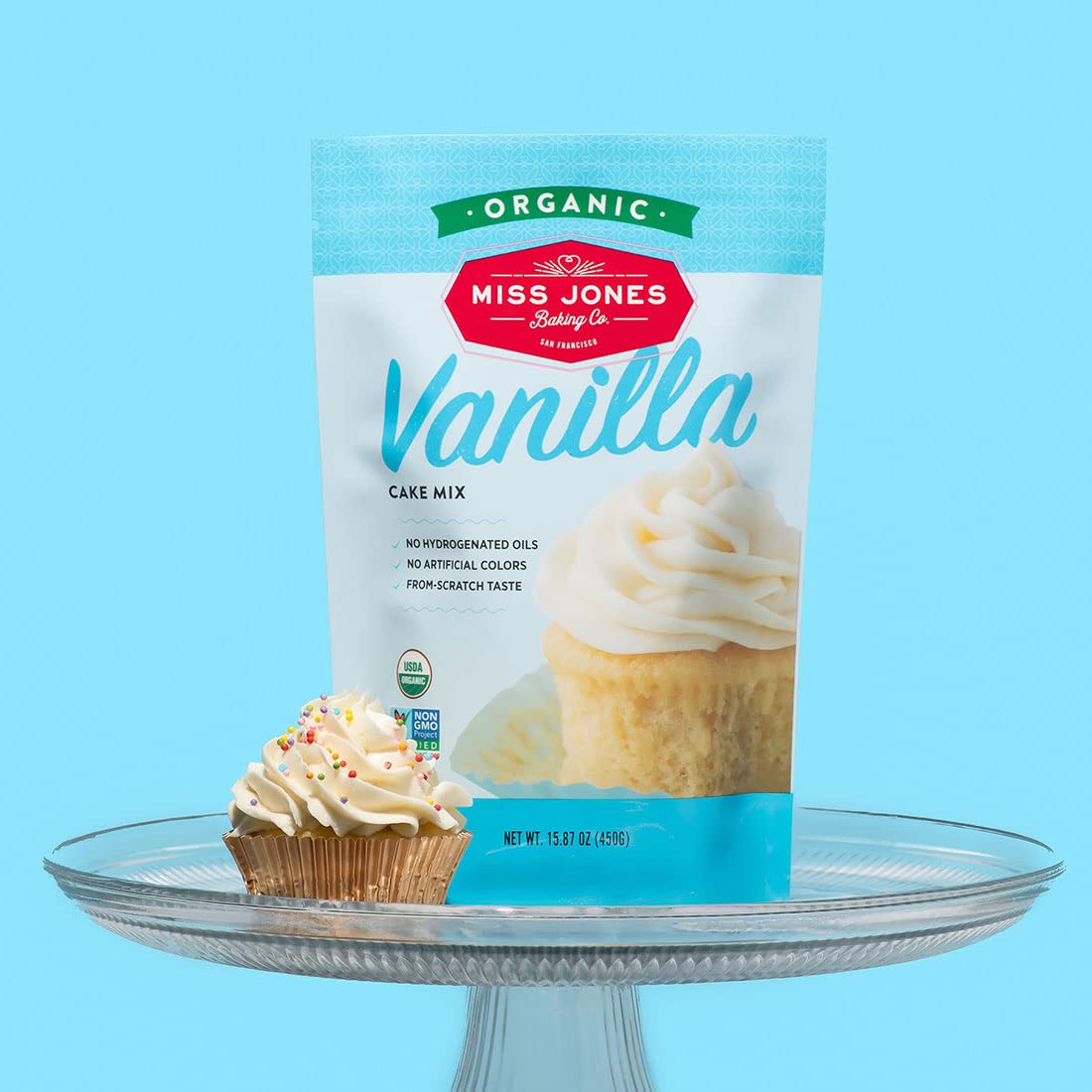 Miss_Jones_Baking_Organic_Yellow_Cake_and_Cupcake_Mix,_Non-GMO,_Vegan-Friendly,_Moist_and_Fluffy:_Vanilla_(Pack_of_1)