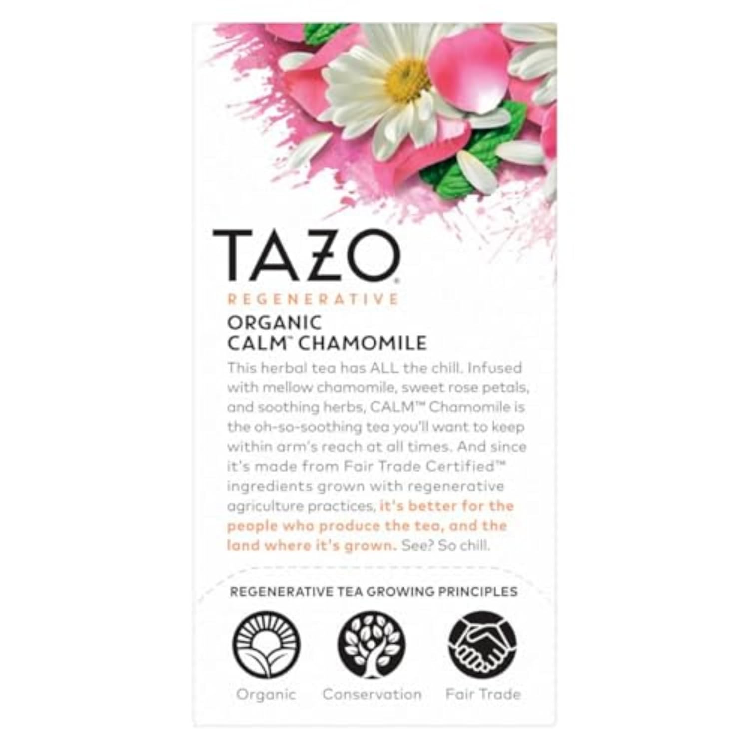 TAZO_Calm_Chamomile_Herbal_Tea_Bags,_Caffeine_Free,_96_Total_Tea_Bags_(16ct_-_Pack_of_6)