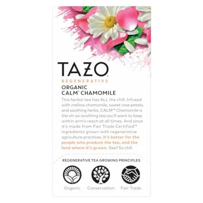 TAZO_Calm_Chamomile_Herbal_Tea_Bags,_Caffeine_Free,_96_Total_Tea_Bags_(16ct_-_Pack_of_6)