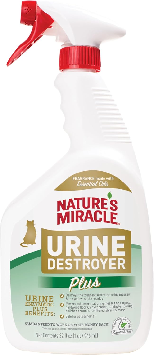 Nature’s_Miracle_Urine_Destroyer_Plus_for_Cats,_Enzymatic_Formula,_Ready-to-Use,_32_oz