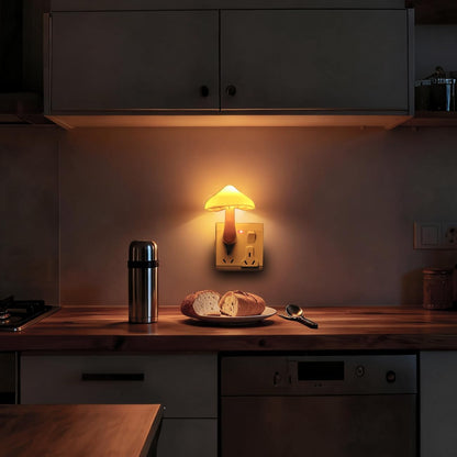 AUSAYE_Sensor_LED_Night_Light_Plug_in_Wall_Lamp,_Energy_Saving_NightLight_Cute_Mushroom_Night_Lights_for_Adults_Kids_Bedroom,Bathroom,Toilet,_Stairs,_Kitchen,Hallway_Corridor