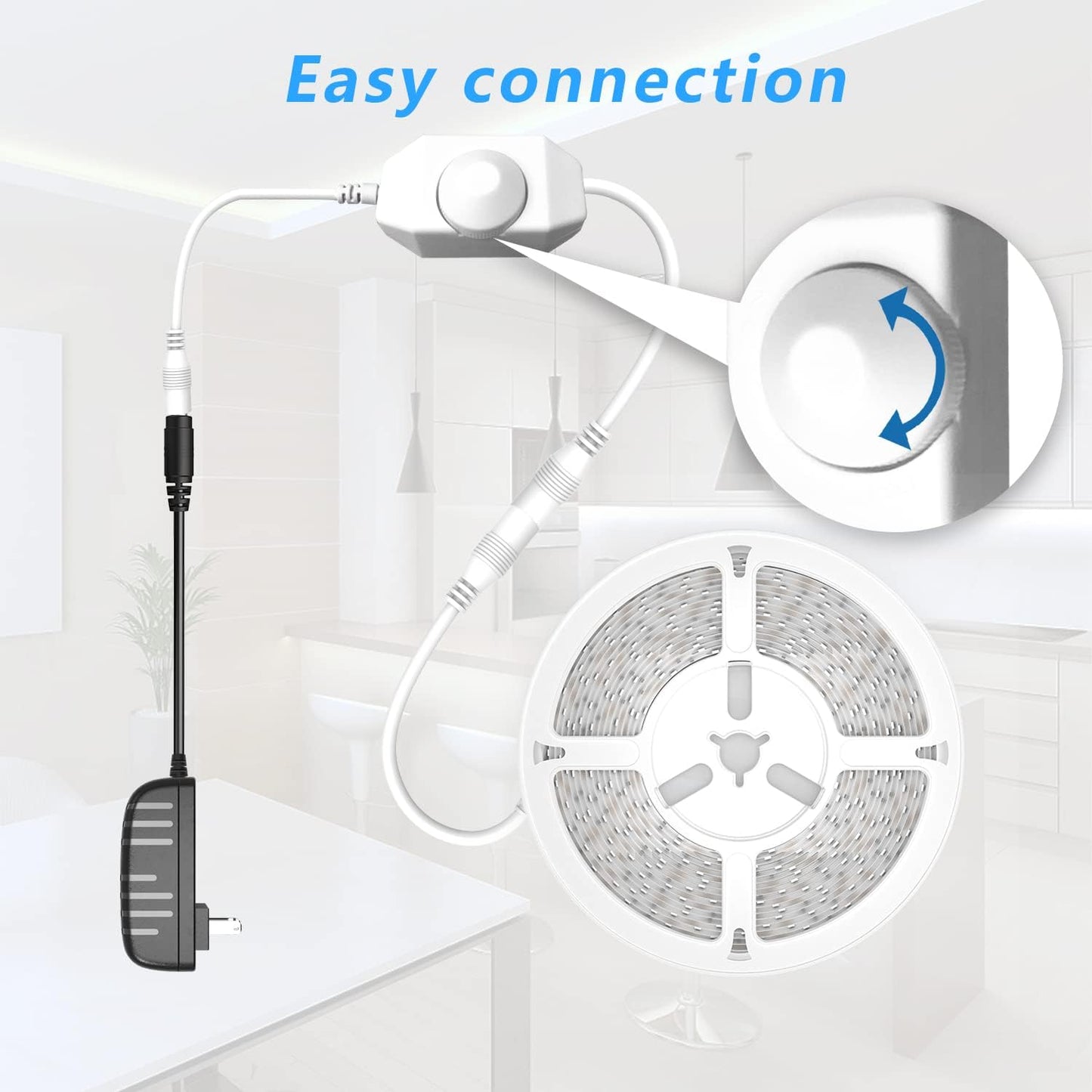 phopollo_White_LED_Strip_Lights,_16.4ft/20FT/25FT/50FT_Dimmable_Daylight_White/Warm_White_Led_Light_Strip,_LEDs_Flexible_Led_Lights_for_Bedroom,_Mirror,_Kitchen_Decoration