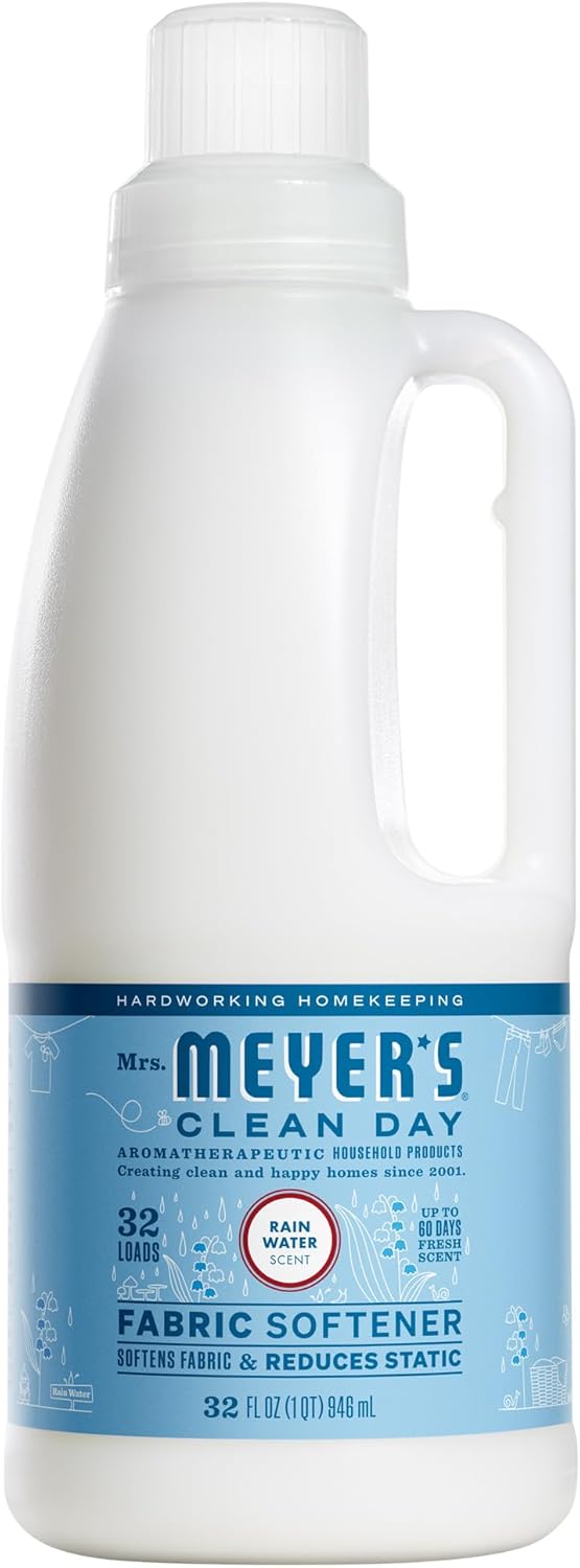 MRS._MEYER'S_CLEAN_DAY_Liquid_Fabric_Softener,_Infused_with_Essential_Oils,_Paraben_Free,_Rain_Water_Scent,_32_oz_(32_Loads)