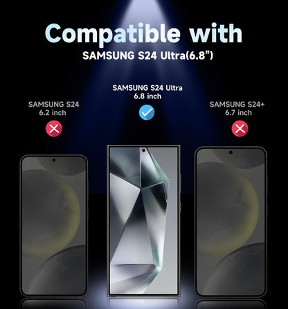 MAGIC_JOHN_2_Pack_for_Samsung_Galaxy_S24_Ultra_Privacy_Glass_Screen_Protector_6.8_inch,_28°_Anti-spy_Tempered_Glass_Film,_Auto_Dust-Elimination_Installation,_Bubble_Free,_Case_Friendly