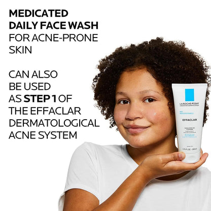 La_Roche-Posay_Effaclar_Medicated_Gel_Cleanser,_2%_Salicylic_Acid_Cleanser_+_LHA_+_Glycerin,_Foaming_Acne_Face_Wash,_Helps_Clear_&_Prevent_Acne_Breakouts,_Oil_Free,_Targets_Excess_Oil