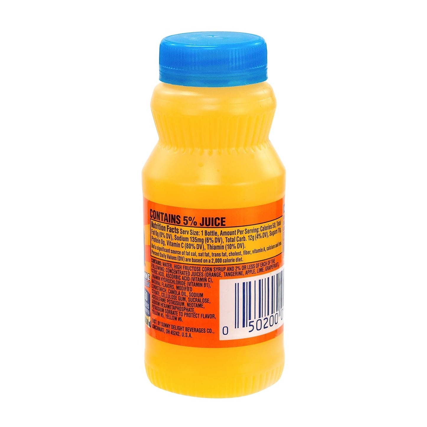 Sunny_Delight_Tangy_Original_Orange_Flavored_Citrus_Punch,_6.75_oz.,_24/Pack_(01286)