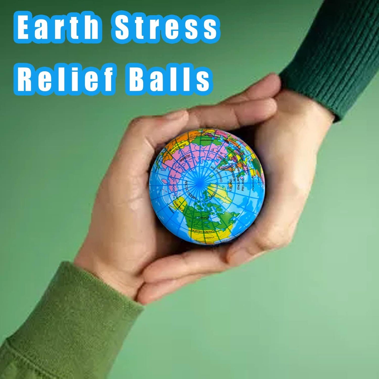 Globe_Squeeze_Balls,2.5_inch_Earth_Stress_Relief_Balls,Soft_Foam_Stress_Ball_Toy_for_Finger_Exercise,School_or_Office_Party_Favors,24_Pcs