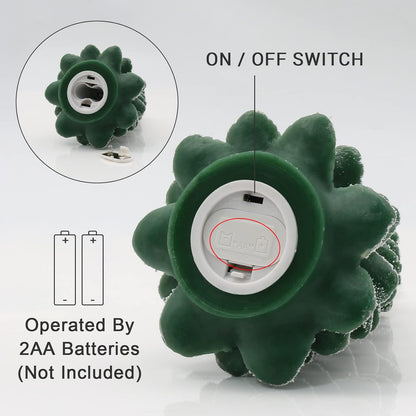 PChero_Christmas_Tree_LED_Candle_with_Remote_Timer,_4.13x7.9_Inch_Real_Wax_Battery_Operated_Pillar_Candle_Flameless_Flickering_for_Xmas_Eve_Gift_Holiday_Home_Party_Room_House_Decor