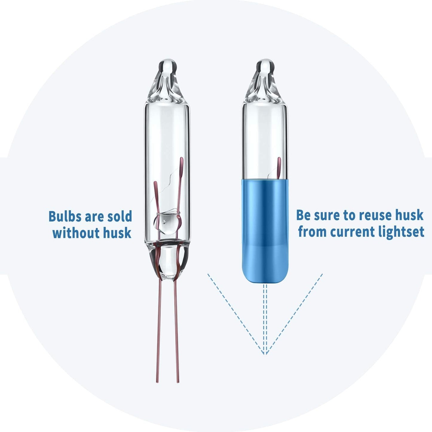 Mudder_100_Pcs_3.5_Volt_Mini_Christmas_Tree_Replacement_Bulbs_for_Incandescent_String_Lights_for_Holiday_Decoration_Pinched_Base,_0.43_Watt_125_mA_(Clear)