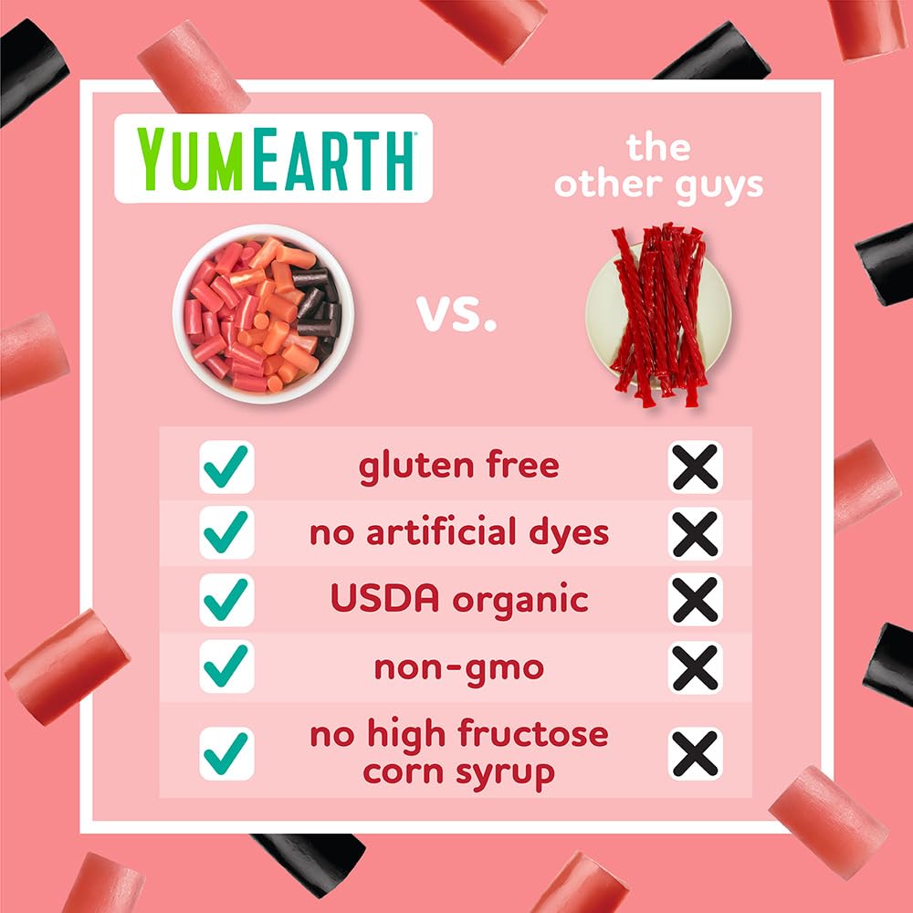 YumEarth_Organic_Gluten_Free_Strawberry_Licorice_Snack_Packs_-_Allergy_Friendly,_Gluten_Free,_Non-GMO,_Vegan,_No_Artificial_Flavors_or_Dyes_-_5_Ounce_(Pack_of_1).