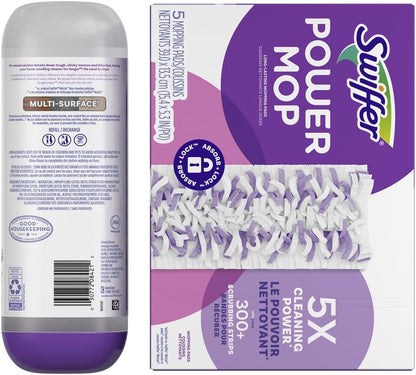 Swiffer_Power_Mop_Refill_Pack,_Floor_Cleaner_for_Mopping_Tile,_Vinyl,_Laminate,_Wood_in_Home,_Bathroom,_Kitchen,_All_Purpose_Multi-Surface_Cleaning,_5_Pads_+_1_Lavender_Solution