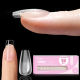 Beetles Tipex Nail Glue Gel, No Wipe & No-Need-to-Hold, Designed for Tipex Instant Apex Nail Tips, Flat-Nail Friendly, DIY & Salon Use, UV/LED Cured