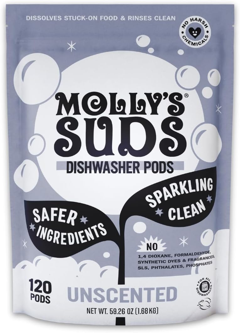 Molly's_Suds_Dishwasher_Pods_|_Clean_Dishwasher_Detergent,_Cuts_Grease_&_Rinses_Clean_(Residue-Free)_for_Sparkling_Dishes_|_120_Auto-Release_Tabs_(Unscented)