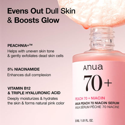 Anua_Peach_70_Niacinamide_Serum,_Daily_Glow_Serum_For_Face,_Skin_Tone_&_Dullness_Care_with_Vitamin_B12,_Lightweight,_Hydrating_For_Glass_Skin_Effect,_Korean_Skin_Care,_1.01_fl.oz