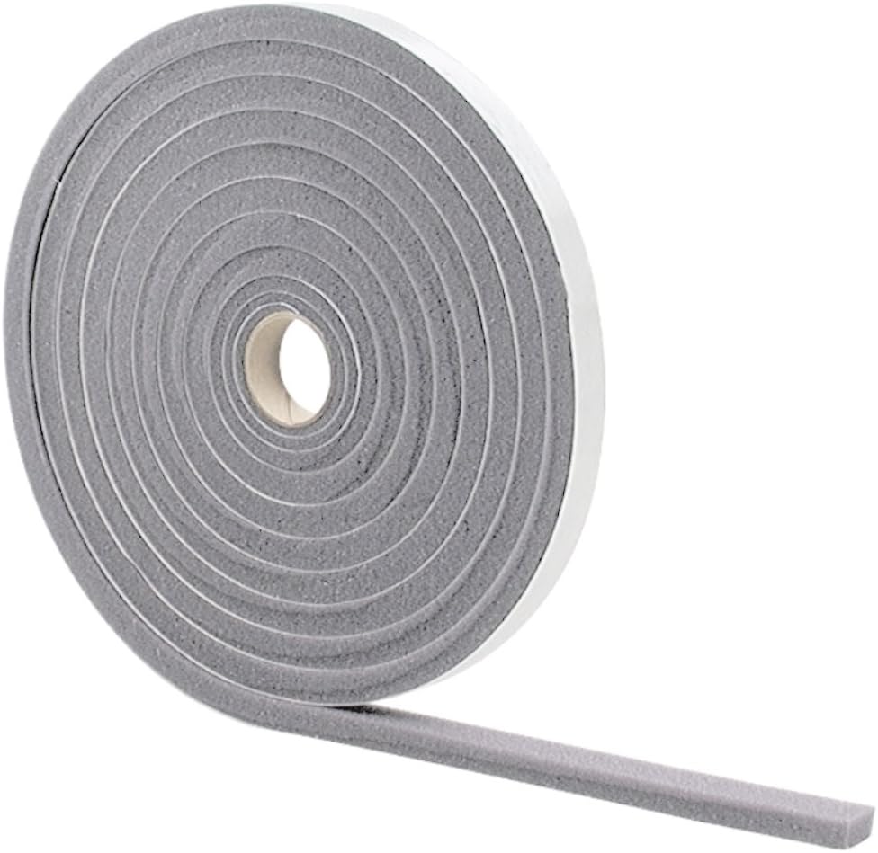 M-D_Building_Products_02097_3/8_in._x_1/2_in._x_17_ft._Gray_Economy_Foam_Window_Seal_for_Large_Gaps