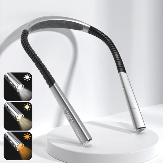 Vekkia_LED_Neck_Reading_Light_Rechargeable,_Book_Light_for_Reading_in_Bed,_3_Colors_&_5_Brightness_Adjustable,_Long_Lasting._Great_for_Knitting,_Camping_&_Repairing