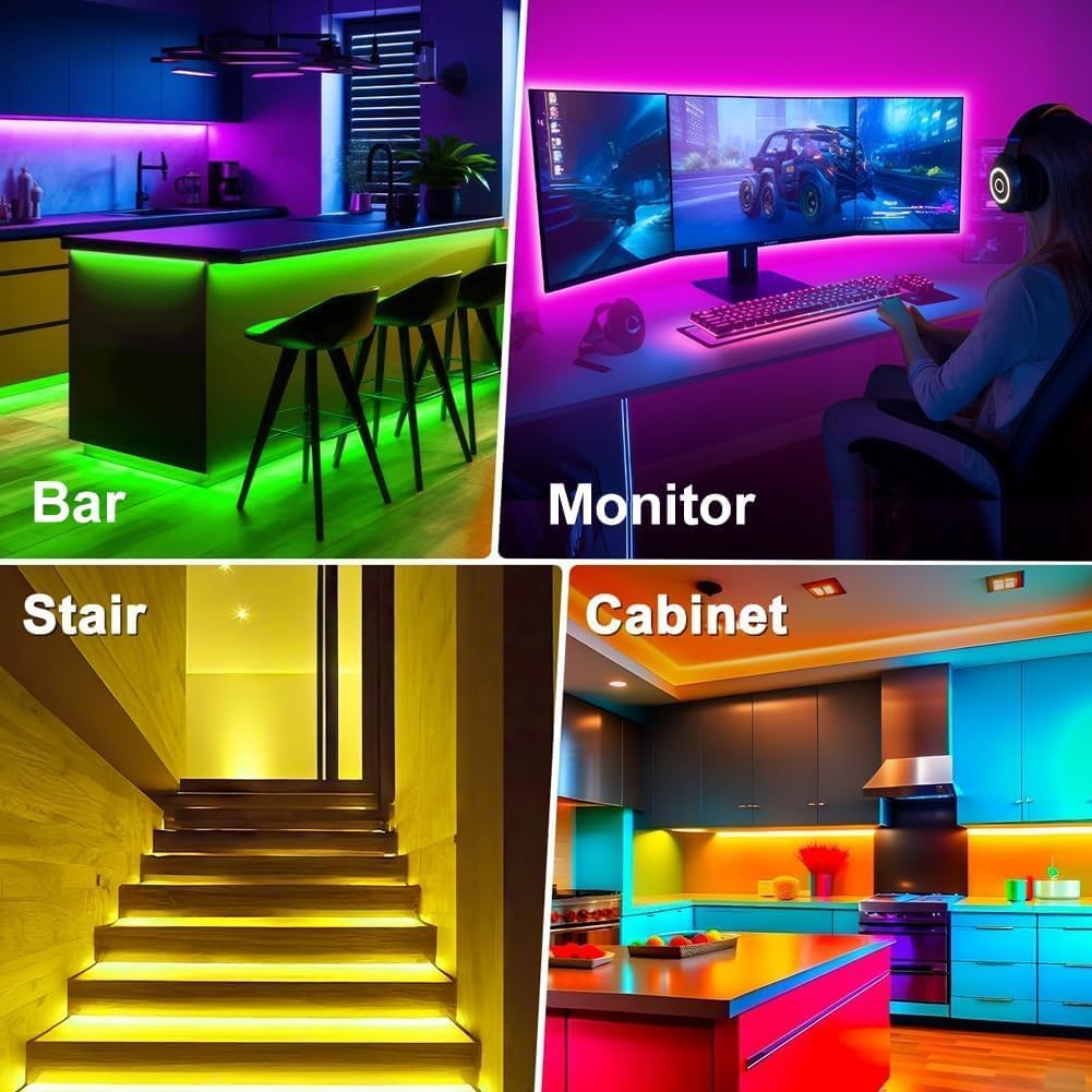 PSTAR_LED_Lights_for_TV_Led_Backlight,_3.28FT/9.84FT/16.4ft/32.8FT/50FT/65.6FT_Music_Sync_RGB_Strip_Lights_with_Remote_&_App_Control,_USB_Powered_for_TVs,_Computer,_Bedroom,_Gaming_Setup,_Home_Cinema
