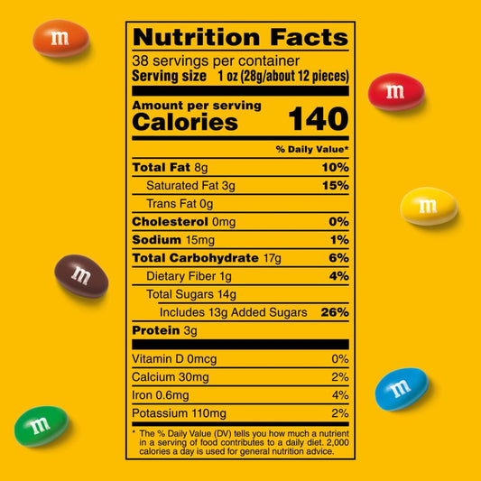 M&M'S_Peanut_Milk_Chocolate_Candy_Bulk_Pack,_Party_Size,_38_oz_Bag