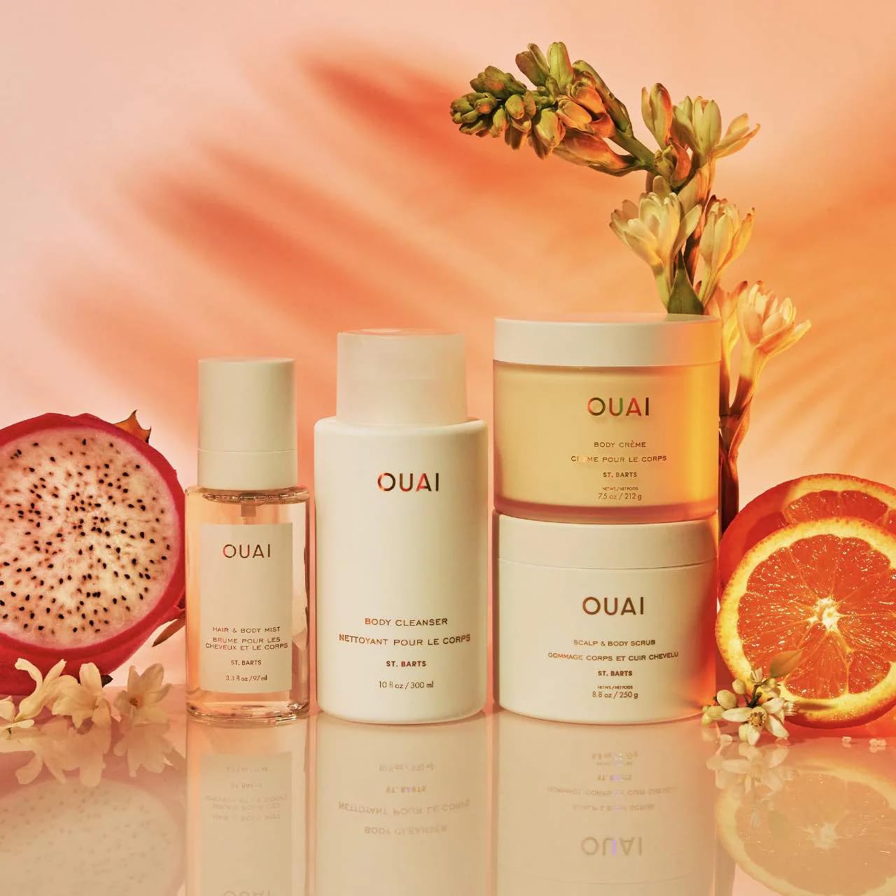 OUAI_St._Barts_Hair_and_Body_Mist_-_Tropical-Scented_Hair_Perfume_and_Body_Spray_-_Notes_of_Dragonfruit,_Orange_Blossom,_Tuberose_&_Musk_(3.3_Fl_Oz)