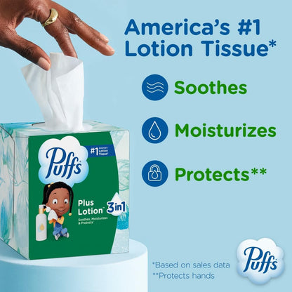 Puffs_Facial_Tissues_Plus_Lotion,_10_Cube_Boxes,_56_Facial_Tissues_per_Box,_Allergies_and_Colds_(Packaging_May_Vary)_(Packaging_May_Vary)