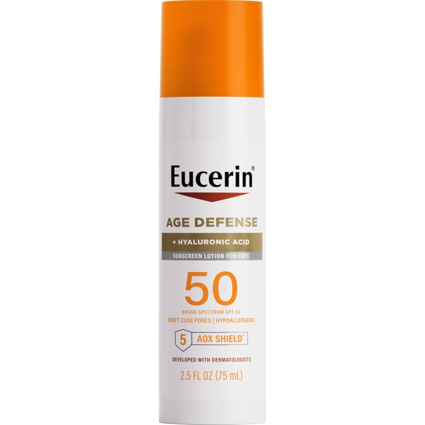 Eucerin_Sun_Age_Defense_SPF_50_Face_Sunscreen_Lotion_with_Hyaluronic_Acid,_Hypoallergenic,_Non-Comedogenic_Sunscreen_SPF_50_Free_of_Fragrance,_Oxybenzone_and_Octinoxate,_2.5_Fl_Oz_Bottle