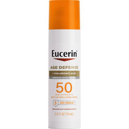 Eucerin_Sun_Age_Defense_SPF_50_Face_Sunscreen_Lotion_with_Hyaluronic_Acid,_Hypoallergenic,_Non-Comedogenic_Sunscreen_SPF_50_Free_of_Fragrance,_Oxybenzone_and_Octinoxate,_2.5_Fl_Oz_Bottle