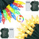 Warm White & Multicolor - 50 LED-2 Pack