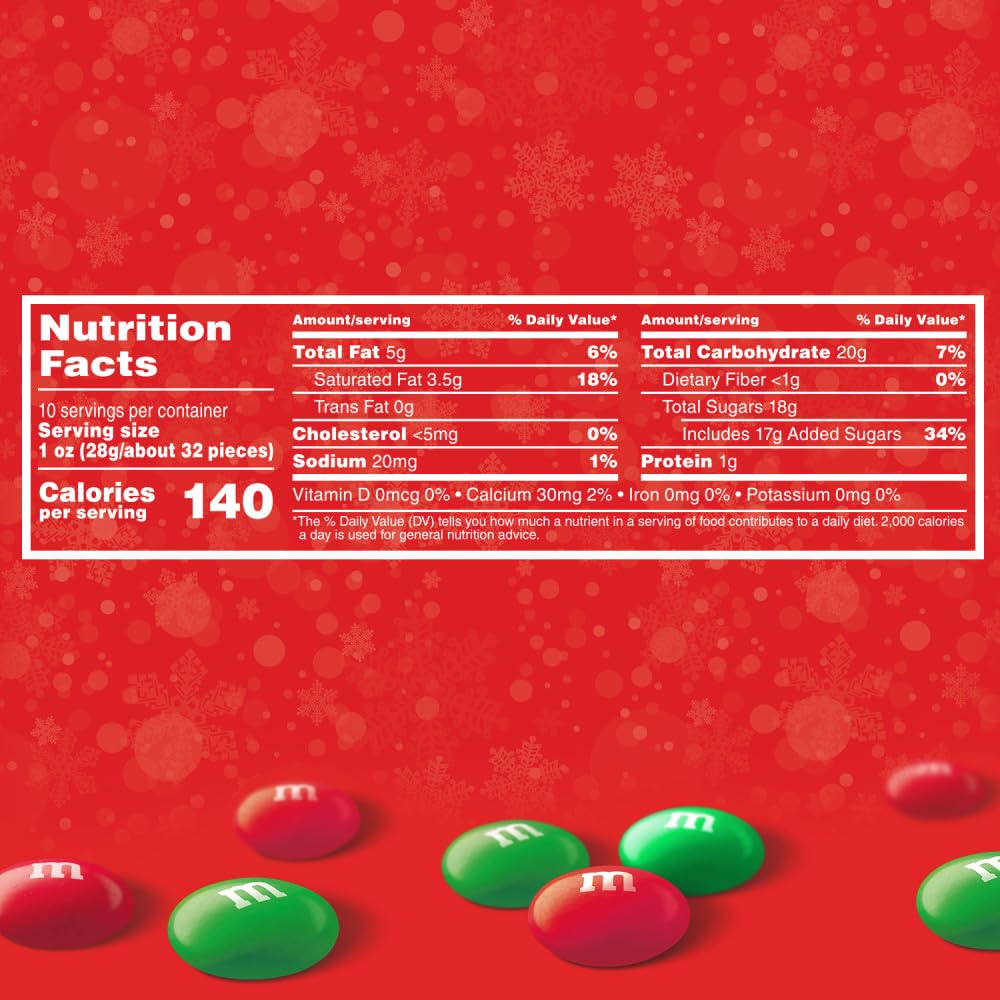 M&M'S_Milk_Chocolate_Christmas_Candy,_Stocking_Stuffers,_Christmas_Chocolate,_10_Oz_Bag