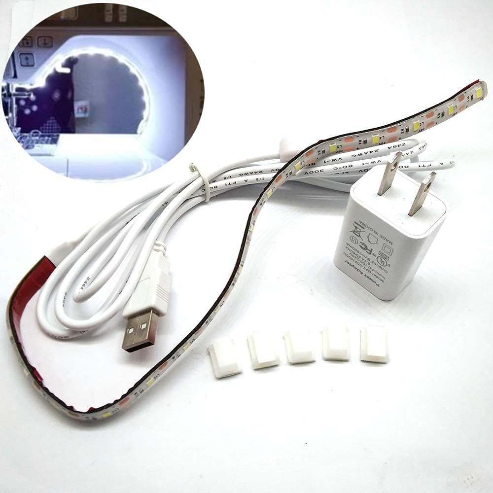 HONEYSEW_Sewing_Machine_LED_Light_Strip_Light_Kit_11.75inch_DC5V_Flexible_USB_Sewing_Light_30cm_with_Touch_Dimmer