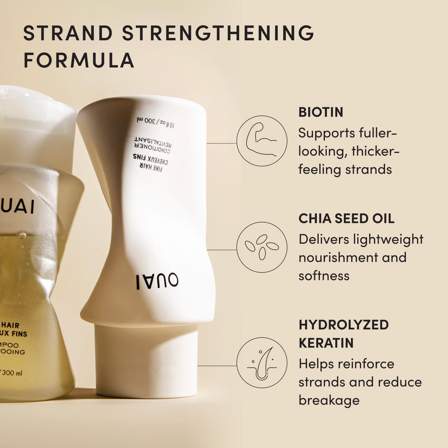 OUAI_Fine_Shampoo_and_Conditioner_Set_-_Sulfate_Free_Shampoo_and_Conditioner_for_Women_&_Men_-_Made_with_Keratin,_Marshmallow_Root,_Shea_Butter_&_Avocado_Oil_-_Free_of_Parabens_&_Phthalates_(10_Fl_Oz)