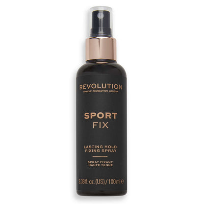 Makeup Revolution Sport Fix Fixing Spray, Fit &amp;amp; Flawless, for Long Lasting Makeup, Vegan &amp;amp; Cruelty-Free, 3.38 Fl Oz