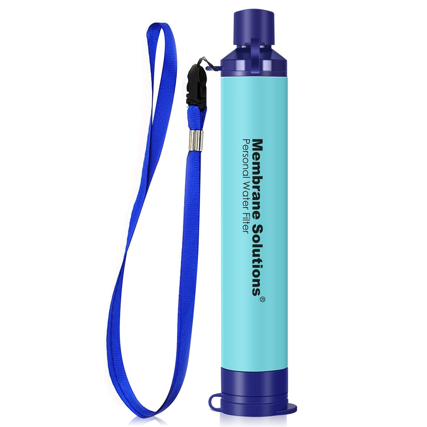 Membrane Solutions Straw Water Filter S1, NSF/ANSI 42&amp;amp;372&amp;amp;401 certificated, Survival Filtration Portable Gear, Emergency Preparedness, Supply for Drinking Hiking Camping Team Family Outing