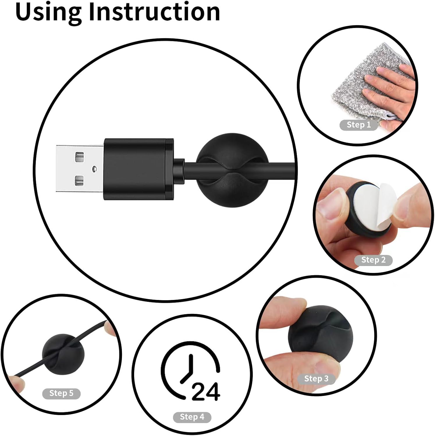 Cord_Holder_Cable_Clips,_12PCS_Black_Adhesive_Cord_Organizer_Charger_Holder_Wire_Management_Keeper_for_Nightstand,_Desk,_Office_or_Mouse