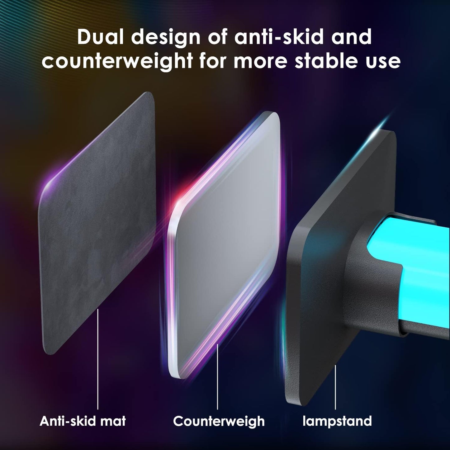 RGB_Light_Bar,Smart_LED_Light_Bar_for_Room,16_Million_Colors,Three_Control_Modes,Dynamic_Music_Sync_Mode,213_Preset_Modes,USB_Interface（Without_Adapter）