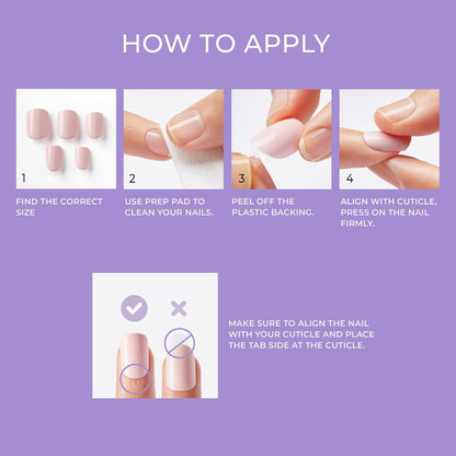 KISS_imPRESS_No_Glue_Mani_Press_On_Nails,_'Serendipity',_Pink,_Medium_Size,_Coffin_Shape,_Includes_30_Nails,_Prep_Pad,_Instructions_Sheet,_1_Manicure_Stick,_1_Mini_File