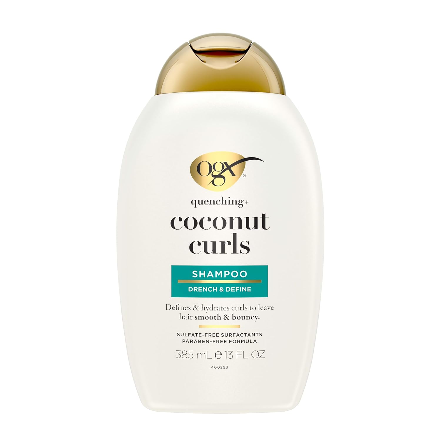 OGX_Quenching_+_Coconut,_Curl-Defining_Shampoo,_Hydrating_&_Nourishing_Curly_Hair_Shampoo_with_Coconut_Oil,_Citrus_Oil_&_Honey,_Paraben,_Sulfate-Free_Surfactants,_13_floz