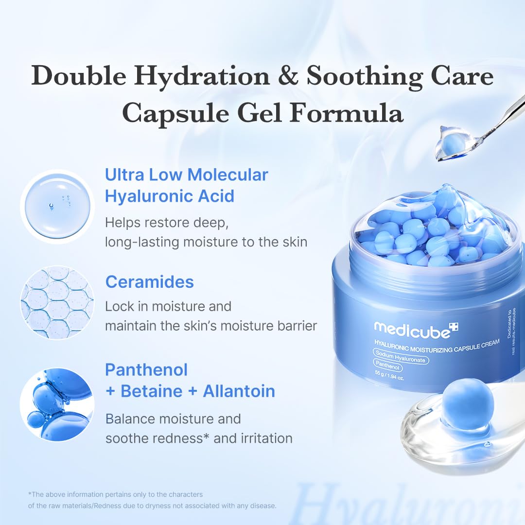 medicube_Capsule_Cream_with_Hyaluronic_Acid_|_120H_Lasting_Hydration,_Barrier_Care,_Calming_Daily_Facial_Moisturizer_For_All_Skin_Types_|_Panthenol_&_Ceramides_|_Korean_Skincare,_1.94_oz