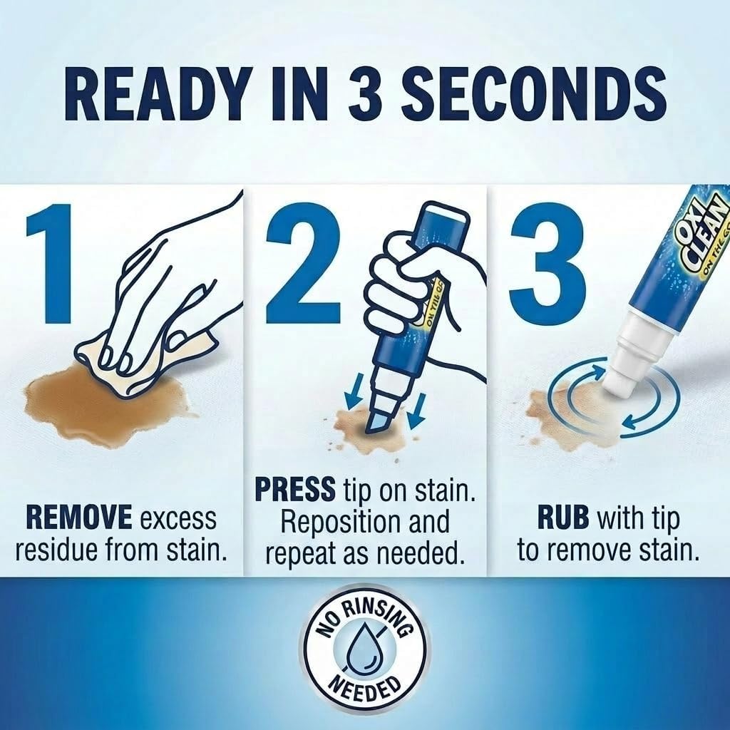 OxiClean_On_The_Go_Stain_Remover_Pen,_0.74_Fl_Oz_–_Instant_Travel_Stain_Cleaner_for_Clothes,_Food,_Wine,_Coffee,_Makeup,_Portable_&_Easy_Use