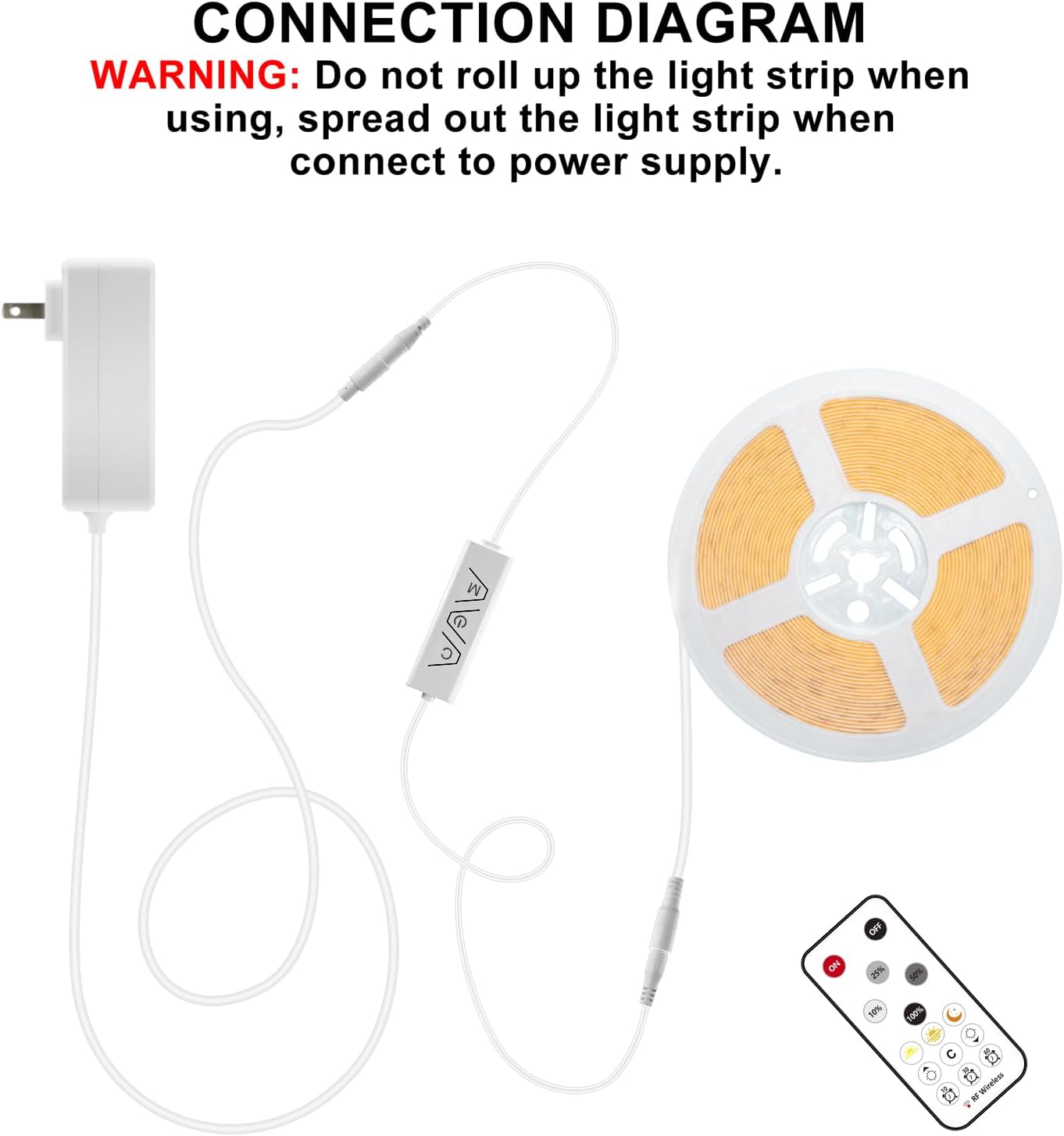 16.4ft/32.8ft_COB_LED_Strip_Light_with_Remote,_2700K-6500K_Dimmable_Bright_Warm_White_Led_COB_Strip_Light,_White_Continuous_Led_Strip_Light_for_Mirror,_Stair,_Cabinet,_Room