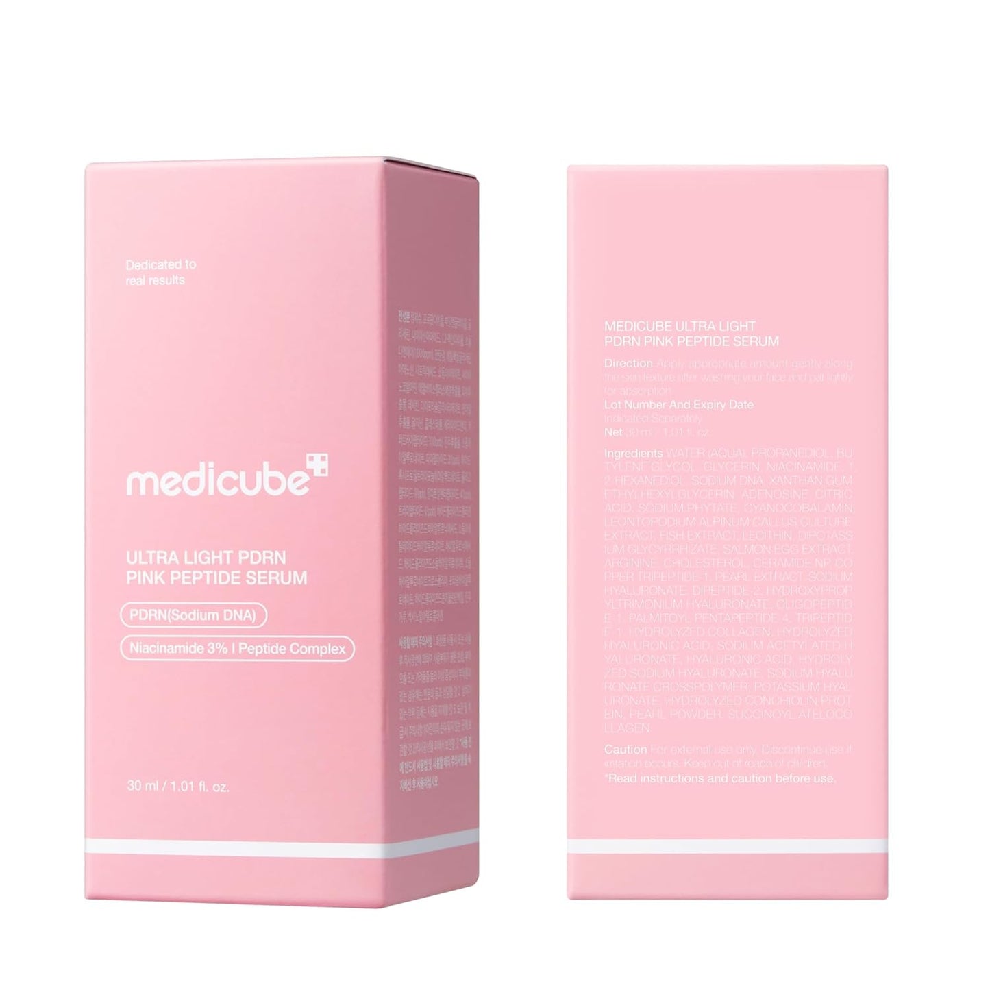 medicube_PDRN_Pink_Peptide_Serum_with_Salmon_DNA_|_Ultra_Light_Hydrating_Serum_with_Hyaluronic_Acid_|_Fast-Absorbing_Glow_Care_for_Skin_Clarity_|_Korean_Skincare,_1.01_fl._Oz