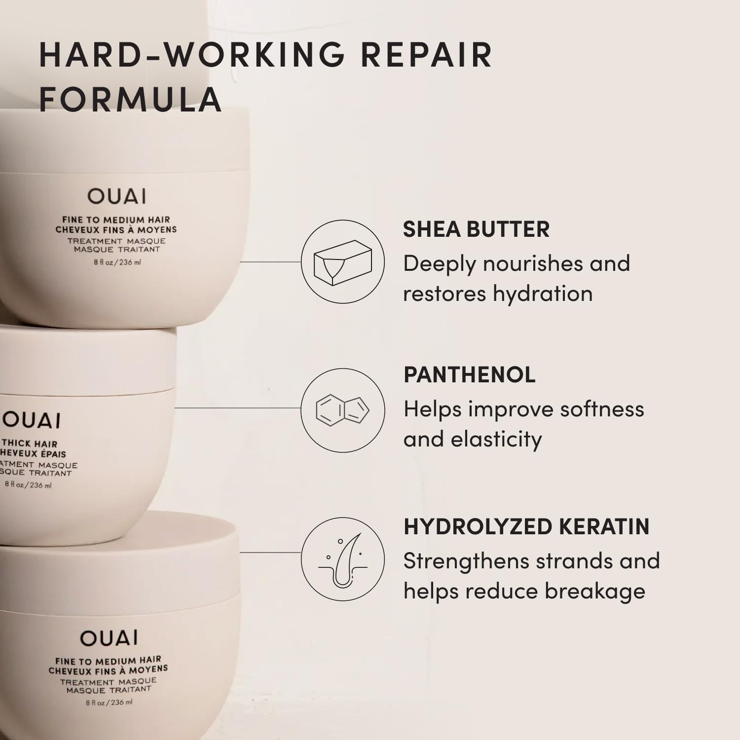 OUAI_Fine_to_Medium_Hair_Treatment_Mask_-_Lightweight_Deep_Conditioning_Hair_Mask_with_Shea_Butter,_Keratin_&_Panthenol_-_Helps_Hydrate,_Fight_Frizz,_Strengthen_&_Repair_Damage_(3.4_oz)