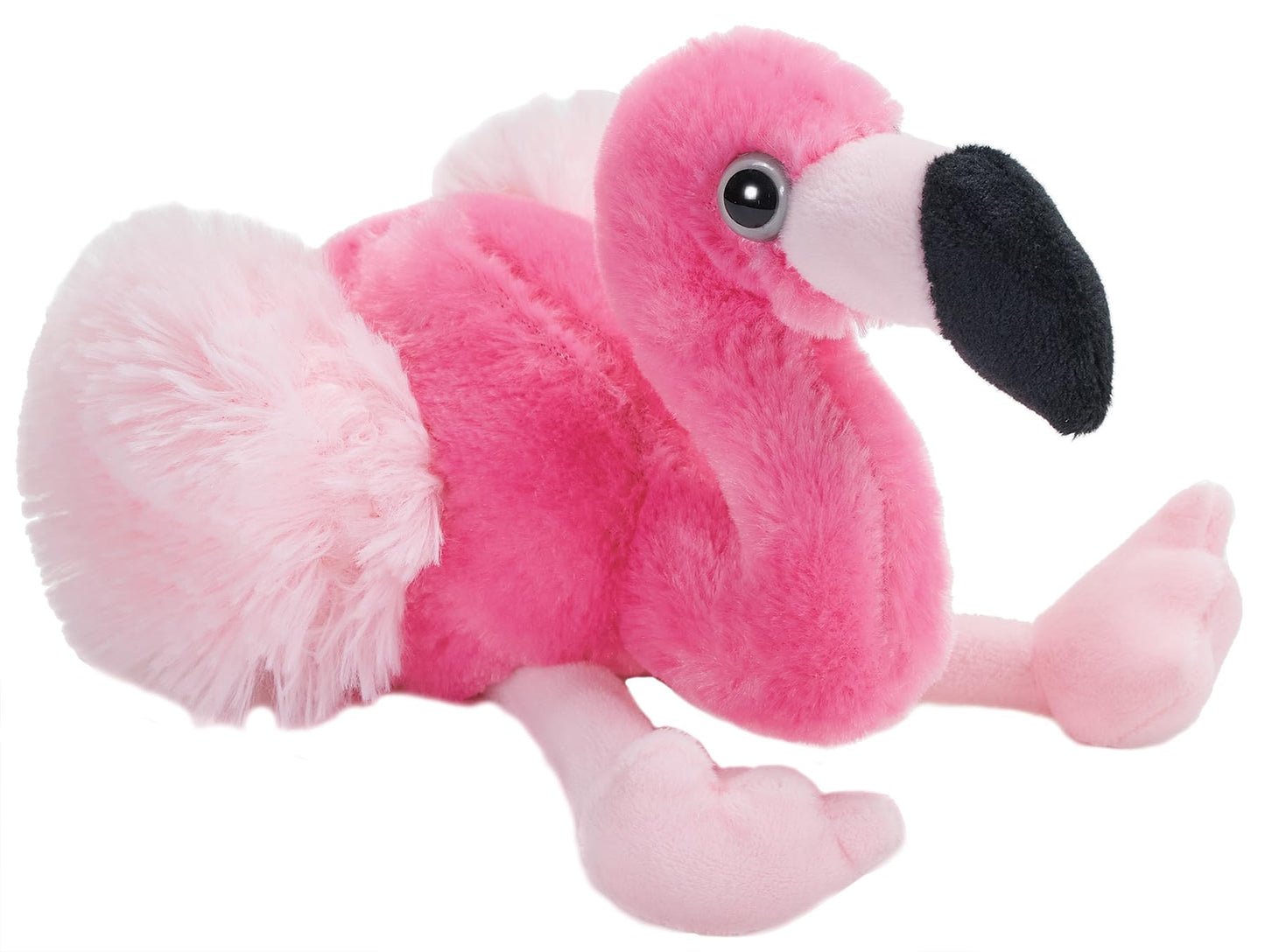 Wild Republic Flamingo Plush, Stuffed Animal, Plush Toy, Gifts for Kids, Hug’Ems 7&amp;#34;