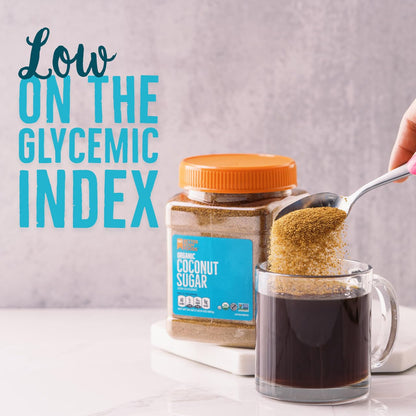 BetterBody_Foods_Organic_Coconut_Sugar,_Gluten-Free,_Non-GMO,_Low_Glycemic_Sugar_Substitute,_1.5_lbs,_24_Ounce