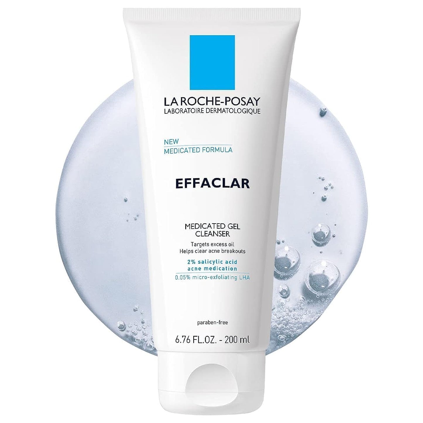 La_Roche-Posay_Effaclar_Medicated_Gel_Cleanser,_2%_Salicylic_Acid_Cleanser_+_LHA_+_Glycerin,_Foaming_Acne_Face_Wash,_Helps_Clear_&_Prevent_Acne_Breakouts,_Oil_Free,_Targets_Excess_Oil