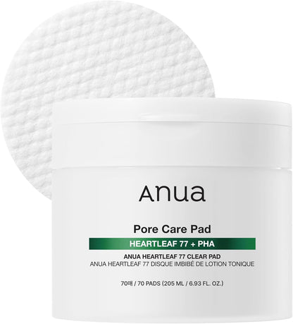 Anua_Heartleaf_77_Toner_Pads,_Daily_Exfoliating_Toner_Pad_for_Skin_Texture_Care_with_Centella_&_PHA,_Dual-Textured_Pore_Pads_for_Sensitive_Skin,_Smooth_Skin,_Non-Comedogenic,_Korean_Skin_Care,_70_Pads